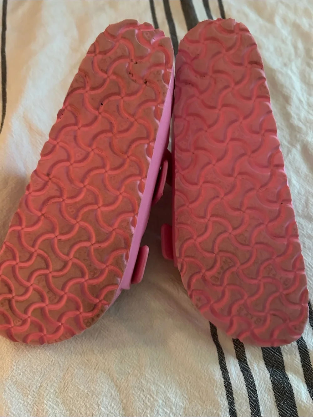 Birkenstock Kids Bubblegum Pink Two-Strap EVA Sandals